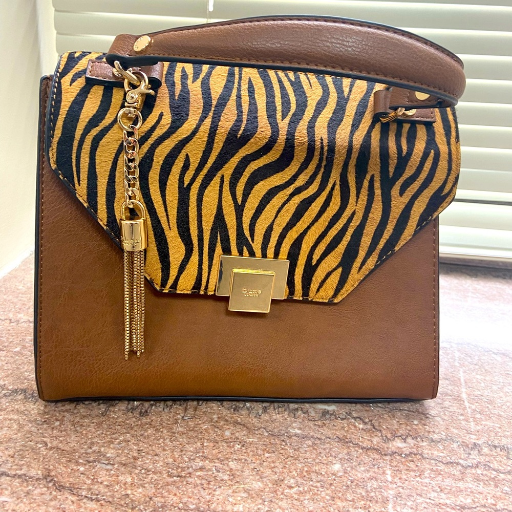 Zebra print purse